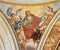 MONOPOLI, ITALY - MARCH 5, 2022: The fresco of St. John the Evangelist in cupola of Cathedral