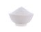 Monosodium glutamate in wood bowl on white background