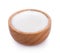 MonosodiumGlutamate MSG or E621 on wooden bowl