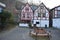 Monreal, Germany - 12 12 2022: small square with half-timbered houses