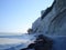 Mons klint in Denmark sea and spectacular cliffs