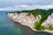 Mons Klint white cliffs in Denmark