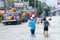 Monsoon flooding in Nakhon Ratchasima, Thailand