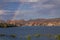 Monsoon Rainbow Over Watson Lake