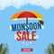 monsoon season sale banner design
