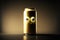 Monster can. Alluminium beer can as a cute character. Generated AI.