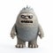 Monster Figurine With Inventive Designs And Concrete Texture