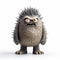 Monster Figurine With Inventive Designs And Concrete Texture