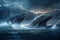 Monster vs Whale: Epic Battle in Stormy Seas with Ultra HD Detail and Super-Sized Angles!