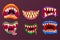 Monsters mouths.