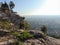 Monsummano Terme, Tuscany, Italy, Castle of Monsummano Alto. View on the Valdinievole.