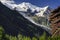 Mont Blanc from Chamonix, French Alps, France