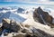 Mont Blanc du Tacul mountian summit landscape scenic views