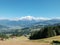 The Mont-blanc in the french alps, France