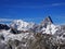 Mont Blanc and Grandes Jorasses