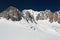 Mont Blanc and Mer de glace glacier