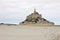 Mont Saint Michel, famous abbey and fort in the Normandy, France