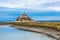 Mont-Saint-Michel, an island with the famous abbey, Normandy, Fr