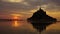 Mont-Saint-Michel at sunset