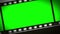 Montage of green film strip