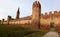 Montagnana Town in Northern Italy and the City Walls