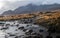 Montains and torrent in Sligachan