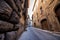 Montalcino, ancient center of city. Tuscany holidays. Italy holidays in Tuscany, Italy, Europe.