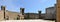 Montalcino castle inside panorama