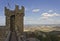 Montalcino Castle, tower architectural detail