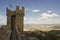 Montalcino Castle, tower architectural detail