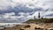 Montauk Point Lighthouse from beach below