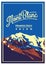 MontBlanc in Alps, France, Italy outdoor adventure poster. Higest mountain in Europe illustration.