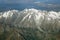 Montblanc Mont Blanc mountain top France Alps mountains aerial v