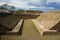 Monte Alban Oaxaca Mexico ancient ball game stadium huego de pelota