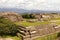 Monte alban pyramids in oaxaca mexico