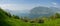 Monte Isola, Brescia Italy. Landscape on Lake Iseo from the path that leads to the summit of the island