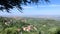 Monte Porzio Catone and Rome panorama In Castelli Romani