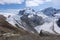 The Monte Rosa massif - Swiss north-western face from the Gornergrat