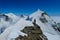 Monte Rosa mountain alpine traverse haute route in Alps