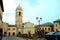 MONTE SAN MARTINO, ITALY - CIRCA AUGUST 2020: Saint Augustine church in Monte San Martino