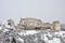 Montechiaro castle with snow 1