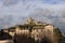 Montefiascone castle seen from below. Beautiful Italy