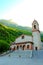 MONTEFORTINO, ITALY - CIRCA JUNE 2021: Sanctuary of the Madonna dell`Ambro