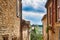 Montemaggiore Al Metauro, Pesaro Urbino, Italy, August 04/2019. The village is a fraction of the municipality of Colli al Metauro.
