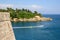 Montenegrin coast seen from Ulcinj Old Town.