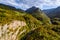 Montenegro canyon in Durmitor national park view from Djurdjevic Bridge