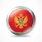 Montenegro flag button