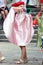 Montenegro, Herceg Novi - 6.06.2015: Girl in carnival costume