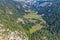 Montenegro mountains summer barns - aerial