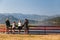 Montenegro, National Park Skadar Lake - September, 21 2018: A group of senior tourists looking at a beautiful view of Lake Skadar